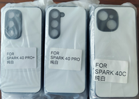 Coques de téléphone antichoc à sublimation à prix d'usine pour Spark 40C 40 40Pro 40proplus – Coque de téléphone portable vierge personnalisable