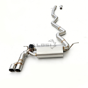 Válvulas de escape y silenciadores para BMW 420i 428i <span class=keywords><strong>430i</strong></span> 435i B48 N20 N55 2.0t (F32F33F36) 2014+ Sistema de escape Cat-Back con puntas de escape - Product Image 2