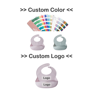 Bavaglino per Neonati in Silicone Regolabile Personalizzato OEM ODM, Senza BPA, Impermeabile, per l'Alimentazione di Bambini <span class=keywords><strong>e</strong></span> Ragazzi - Product Image 6