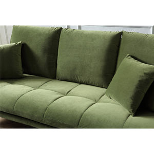 可定制军绿色布艺沙发套装软角3-<span class=keywords><strong>2</strong></span>客厅家具木质Uppity绿色布艺沙发 - Product Image 3