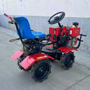 Mini-tracteur professionnel 4x4 à essence/diesel avec boîte de vitesses, motoculteur multifonctionnel pour vergers, vignobles et exploitations agricoles multiples - Product Image 5