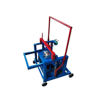 Petite machine à briques de ciment semi-automatique solide pour la construction, machine efficace de fabrication de blocs creux