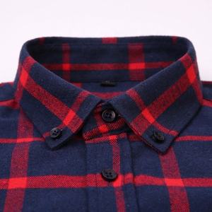 Camisa de Franela a Cuadros para Hombre, Estilo Leñador, Tartán, Camisa Casual de Algodón Cepillado - Product Image 6