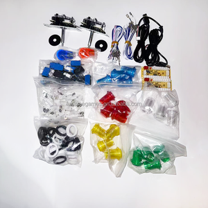 MAME ve Raspberry <span class=keywords><strong>Pi</strong></span> için LED Düğmeli 2 Oyunculu Sıfır Gecikmeli USB Kodlayıcı Arcade DIY Kiti - Product Image 2