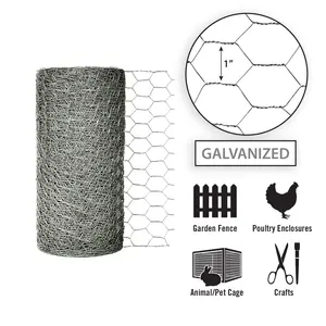 Balık pot tel örgü altıgen 60 80mm galvanizli hexagonale tel örgü