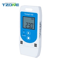 Registrador de Datos de Temperatura Multiusos Tzone TempU03 con Informe en PDF, Termómetro