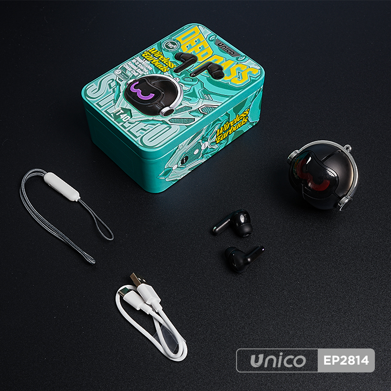 Unico Unique Design Iron Box Metal Package TWS In-Ear Wireless Earbuds Form Factor in Ear - Image 5