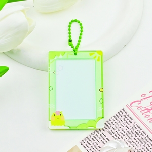 Làm cho thiết kế của riêng bạn tùy chỉnh <span class=keywords><strong>Acrylic</strong></span> photocard chủ Anime Keychains ảnh quyến rũ - Product Image 3