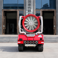 Robot de lutte contre l'incendie à échappement de fumée suivi par caméra pour le sauvetage d'urgence dans les tunnels et la pétrochimie