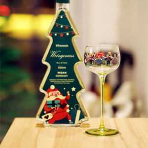 Verre à vin rouge Lily <span class=keywords><strong>Alsace</strong></span>, petit et haut, pour cocktail, design moderne et créatif, réutilisable, transparent, gobelet de voyage - Product Image 3