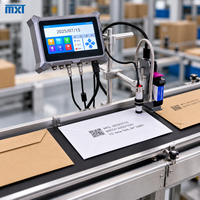 Printer Inkjet Online Kontinu Industri yang Didukung OEM untuk Pengkodean dan Penandaan Label Kantong Plastik Makanan dan Obat-obatan