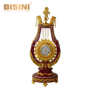 64 cm di Altezza Reale Classico Regency 3 In Ottone Angelo Decorato Dipinto A Mano Marine Blue Porcellana <span class=keywords><strong>Orologio</strong></span> <span class=keywords><strong>Da</strong></span> <span class=keywords><strong>Parete</strong></span> con Pendolo - Product Image 3