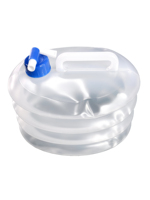 Bouteille d'eau pliable 5L/5.28QT/1.32GAL, pliable en accordéon, légère, récipient d'eau pliable pour le camping en plein air, les voyages