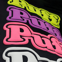 Étiquettes thermocollantes 3D personnalisées en gros pour articles promotionnels, logo en mousse en relief pour t-shirts de concert