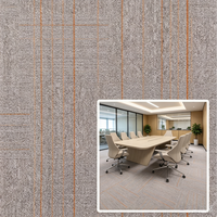 Dalles de moquette commerciales pour bureaux, revêtement de sol emboîtable à couverture complète pour bureaux, gratte-ciel, usines, salles de billard