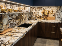 Dalle de quartzite Patagonia |   Pierre exotique de luxe rétroéclairée |   Caron Stone