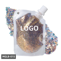 Gel liquide scintillant cosmétique végétalien, écologique, non toxique, longue durée, imperméable, personnalisable, pour festivals, vente en gros