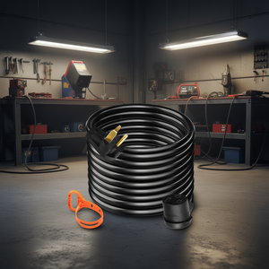 สายต่อเชื่อม DB Wholesale ยาว 25 ฟุต ขนาด 8 เกจ 40 แอมป์ หัวปลั๊ก NEMA 6-50 สำหรับอุปกรณ์อุตสาหกรรม - Product Image 2