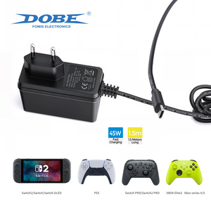 Accessoires de <span class=keywords><strong>jeu</strong></span>, câble de charge rapide 45W, adaptateur secteur, câble Type-C pour Nintendo Switch 2 - Product Image 2