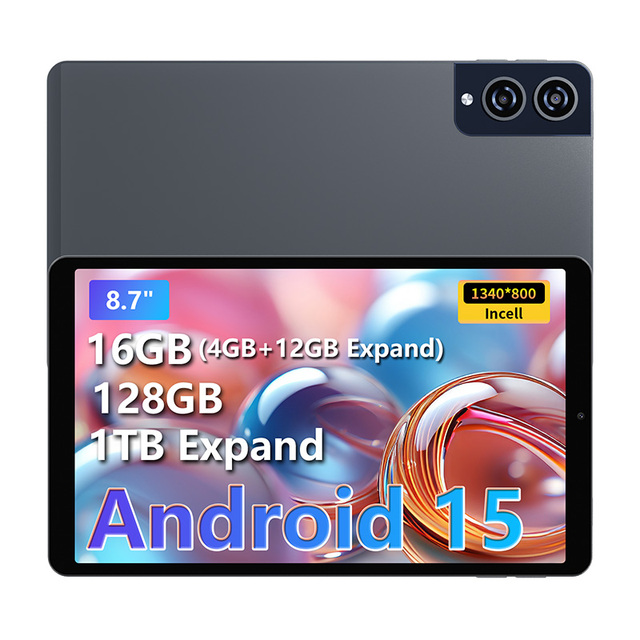 Android15 Tablet 8.68 1332*800 InCell LCD T310 Quad Core 5G WiFi 16GB RAM 128GB ROM 2MP+8MP 5000mAh Battery Tablet PC