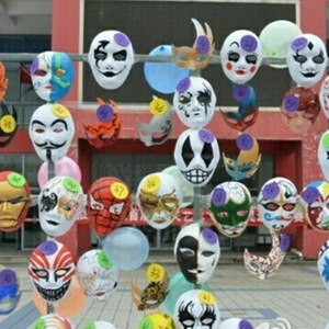 Masques blancs en papier bricolage créer un artisanat artistique à partir de costumes de théâtre et d'halloween mascarade de fête jouet de peinture pour enfants - Product Image 6