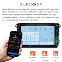 Autoradio universel Android 2Din 8 pouces pour Volkswagen Golf Passat Polo Jatta Touran Tiguan Skoda Seat CarPlay GPS WIFI Stéréo