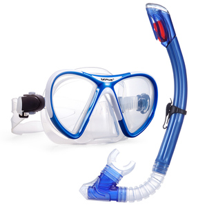 Set <span class=keywords><strong>de</strong></span> Máscara <span class=keywords><strong>de</strong></span> Buceo Wave, Gafas <span class=keywords><strong>de</strong></span> Buceo <span class=keywords><strong>de</strong></span> Visión Amplia para Deportes Acuáticos con Snorkel - Product Image 2