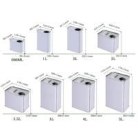 Bidon en fer blanc de qualité alimentaire 1L 3L 5L avec poignée pour l'emballage d'huile d'olive et d'huile de cuisson, conteneur métallique imprimé sur mesure, fabricant OEM