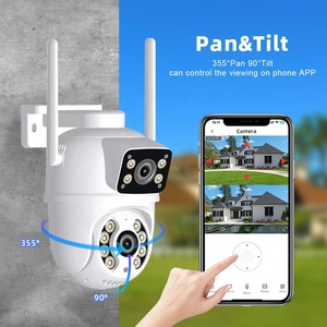 Cámara de Vigilancia de Alta Calidad con Almacenamiento en la Nube, 1080p <span class=keywords><strong>Full</strong></span> <span class=keywords><strong>HD</strong></span>, Cámara IP V380 Pro PTZ, Doble Lente, Icsee, Wifi - Product Image 4