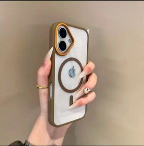 Custodia alta trasparente con bordo morbido per Apple per <span class=keywords><strong>iPhone</strong></span> 15promax 16 più nessuna ingiallimento acrilico per ragazza custodia per telefono per Pc - Product Image 4