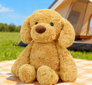 Juguete de Peluche <span class=keywords><strong>para</strong></span> Perros, Cachorro Marrón, Adorable Juguete de Peluche <span class=keywords><strong>para</strong></span> Bebés, Regalo <span class=keywords><strong>para</strong></span> Niños, Juguete de Peluche <span class=keywords><strong>para</strong></span> Dormir - Product Image 1