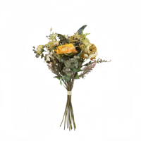 Set Rangkaian Bunga Peony Buatan untuk Dekorasi Pernikahan, Bunga Lorong, dan Centerpiece Meja
