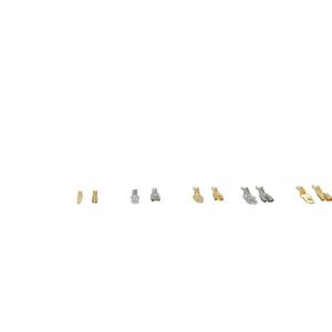 Connecteurs de bout de câble non isolés série Zhengxing LY318, mâles et femelles, à sertir, en laiton, à barillet ouvert - Product Image 3