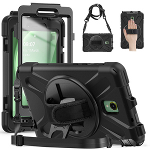 Capa dura com suporte de suporte para Samsung Galaxy Tab Active 5 X300 X306B com alça de ombro, 2019