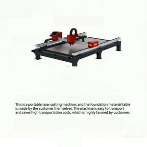 เครื่องตัดเลเซอร์ CNC แบบพกพา ความแม่นยำสูง ตัดแผ่นโลหะได้อย่างรวดเร็ว เครื่องตัดเลเซอร์สำหรับเหล็กคาร์บอนและสแตนเลส - Product Image 1