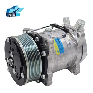 Compresor de Aire de 24 Voltios para Camión, Compresor Automotriz 8PK, Compresor de Aire Acondicionado para Auto - Product Image 2