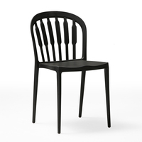 Chaise de salle à manger en plastique coloré, meuble de maison, Restaurant et café, bon marché, livraison gratuite