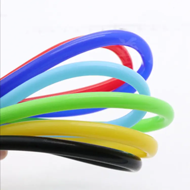 Grosir Pabrik produk karet silikon kualitas tinggi epdm rambut berwarna-warni karet gelang elastis karet grommet rubberband Tianlei