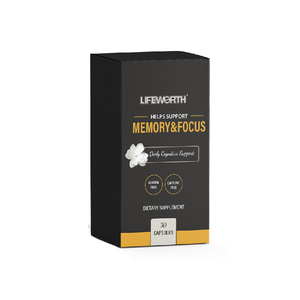 Lifewort-cápsulas de suplemento para el cerebro nootrópico, suplemento para el cerebro de Teanina vegana Premium, cápsulas de Melena orgánica con forma de seta - Product Image 4