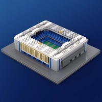 DIY Anpassbares Großes Sportstadion-Bausatz Fußball-Puzzle Fußball-Fan Geschenk Souvenir 3D ABS-Kunststoff Lehrreiches Spielzeug