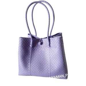 Bolso de mano de tamaño adulto ecológico para Mujer de Primera calidad disponible en venta al por mayor de plástico reciclado de diseño tejido único - Product Image 4