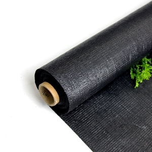 Toile de paillage <span class=keywords><strong>anti</strong></span>-mauvaises herbes en polypropylène non tissé noir, vert et blanc pour aménagement paysager, agriculture, jardin et serre - Product Image 3