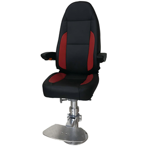Sièges de bateau TR-002-AL chaise de capitaine rotative à <span class=keywords><strong>360</strong></span> degrés pour utilisation de pilote de yacht de navire de ferry - Product Image 3