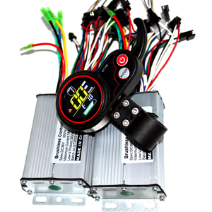 Controlador de velocidad sin escobillas para bicicleta eléctrica BLDC, controlador de Doble accionamiento de 36V/48V y 350W, con pantalla LCD, 1 Juego, 2 unidades - Product Image 1