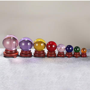 Boules de verre cristal de couleur unie bleu lac personnalisées de 2 mm à 200 mm - Product Image 5