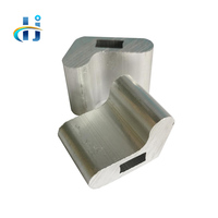 Extrusion en aluminium anodisé et sur mesure, 5 axes, profilage CNC de précision