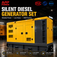 Generador Diésel Silencioso FG-Wilson de 35KW con Arranque Automático ATS, Frecuencia 50/60Hz, en Venta, Opciones de 10/20/30/40KVA