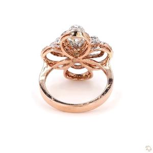 Anillo de Diamantes de Oro Moderno para Mujer, Joyería Fina Exclusiva de Primera Calidad, Anillo Elegante para Novia, Boda, Compromiso, Aniversario - Product Image 4
