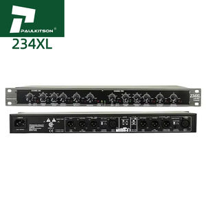 Paulkitson 234XL Mini Profesional Stereo 2/3 Jalur Mono 4 Jalur Crossover Audio Equalizer untuk Penggunaan Panggung - Product Image 1