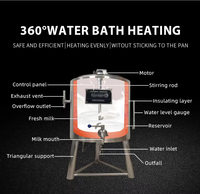 Machine de pasteurisation de lait, yaourt, eau de coco, jus de fruits 50L 500L 1000L